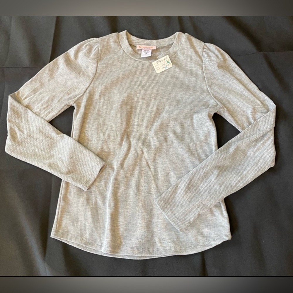 New with Tags TweenStyle by Stoopher Girl’s Gray Long Sleeve Shirt Sz 14 SMALL